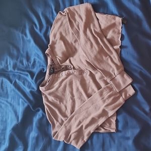 Urban outfitters crop top, size S, taupe/brown